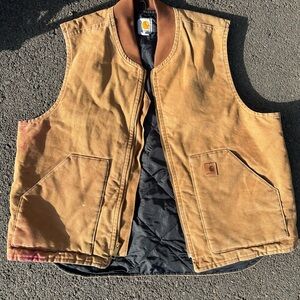 Carhartt Tan Work Vest